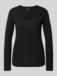 Góra od piżamy o kroju slim fit z mieszanki bawełny od BOSS - 40