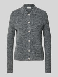 Gebreid jack met platte kraag en knoopsluiting van Christian Berg Woman - 37