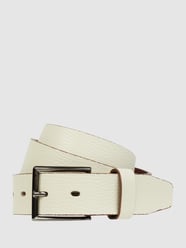 Ledergürtel mit Dornschließe  von Lloyd Men's Belts Weiß - 11