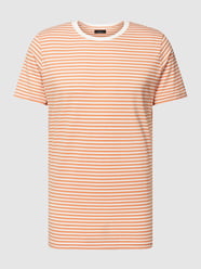 T-shirt met streepmotief, model 'Jermane Spring Stripe' van Matinique Rood - 45