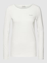 Longsleeve mit Streifenmuster von Marc O'Polo Blau - 25