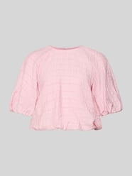 Bluzka o kroju regular fit z fakturowanym wzorem od Jake*s Casual - 46