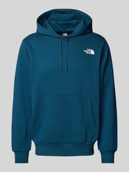 Hoodie mit Label-Print von The North Face Blau - 38