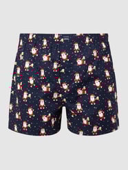 Boxershorts van katoen  van Christian Berg Men Blauw / turquoise - 34