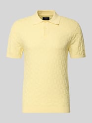 Regular Fit Poloshirt mit Strukturmuster von MCNEAL - 34