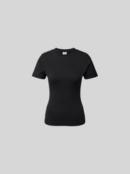 T-Shirt mit Label-Stitching von VETEMENTS Schwarz - 3