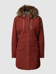 Parka met imitatiebont en tweewegsritssluiting van G.I.G.A. DX Geel - 35