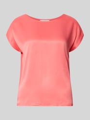 T-shirt van mix van viscose en elastaan met ronde hals van MORE & MORE - 17
