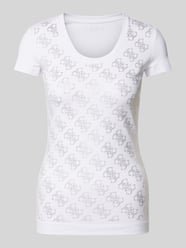 T-shirt met labeldetails van Guess - 4