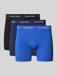 Trunks mit Logo-Bund im 3er-Pack von Calvin Klein Underwear Blau - 43