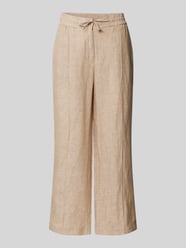 Stoffhose in verkürzter Passform Modell 'Maikito' von OPUS Beige - 11
