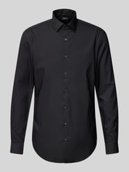 Slim Fit Business-Hemd mit Kentkragen von Jake*s - 46