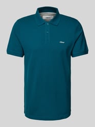 Regular Fit Poloshirt aus reiner Baumwolle mit Label Stitching von s.Oliver RED LABEL - 24