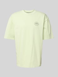 Oversized T-shirt met labelprint, model 'BUCKLIN' van Pegador - 18