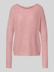 Strickpullover mit überschnittenen Schultern von Christian Berg Woman Pink - 6