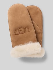 Handschoenen van lamsleer met labelstitching van UGG - 33