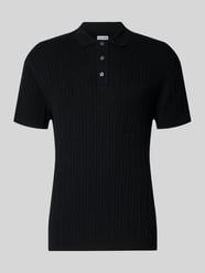 Koszulka polo z dzianiny o kroju slim fit ze ściegiem warkoczowym model 'EMIL' od JACK & JONES - 41