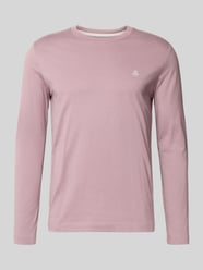 Shaped fit shirt met lange mouwen van puur katoen van Marc O'Polo Fuchsia - 41
