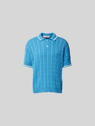 Regular Fit Poloshirt in Strick-Optik von Marni - 22