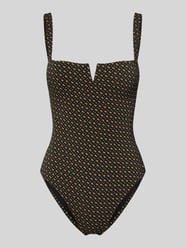 Badeanzug mit Allover-Muster Modell 'B MONOGRAM' von BOSS - 5