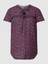 Bluse mit Lochstickerei von Esprit Grau / Schwarz - 33