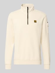 Bluza o kroju regular fit z mieszanki bawełny z kołnierzem zapinanym od PME Legend - 42
