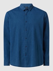 Regular fit vrijetijdsoverhemd van katoen  van Esprit Collection Blauw - 8