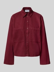 Overhemdblouse met knoopsluiting van JAKE*S STUDIO WOMAN Bordeaux - 7