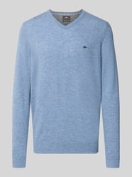 Regular Fit Strickpullover aus Baumwoll-Mix mit Kaschmir-Anteil von Fynch-Hatton - 6