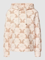 Hoodie mit Animal-Print Modell 'Additions C' von Marc Cain Orange - 33