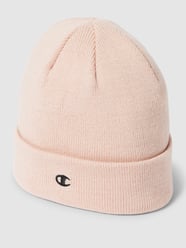 Beanie mit Label-Stitching von CHAMPION Pink - 2