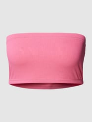 Bandeau-Top mit Rippstruktur von QS by s.Oliver Pink - 28