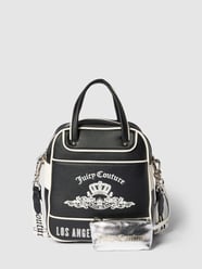 Tote Bag mit Label-Detail Modell 'HEATHER' von Juicy Couture Schwarz - 29