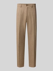 Pantalon met persplooien model 'Lazo' van CINQUE Beige - 15