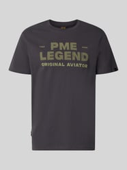 T-Shirt mit Rundhalsausschnitt und Label-Print von PME Legend - 8