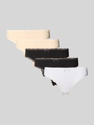 Slim Fit Slip aus Baumwoll-Mix im 5er-Pack von DORINA Beige - 40