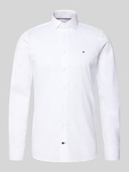 Tailored Fit Businesshemd aus Baumwoll-Mix von Tommy Hilfiger - 37