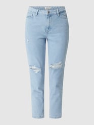 Mom Fit Jeans aus Baumwolle Modell 'Jagger' von Only Blau / Türkis - 16