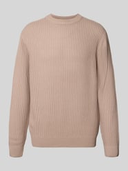Sweter z dzianiny o kroju regular fit z mieszanki bawełny model 'SAGE' od JACK & JONES - 43