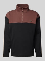 Sweatshirt mit Stehkragen und Reißverschluss Modell 'INERALO' von Ellesse Braun - 31