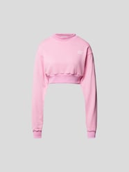 Sweatshirt im cropped Design von Livincool Pink - 12