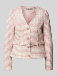 Blazer in Bouclé-Optik von Christian Berg Woman Selection Rosa - 46