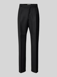 Slim fit pantalon van scheerwol met persplooien, model 'Pieter' van BOSS - 45