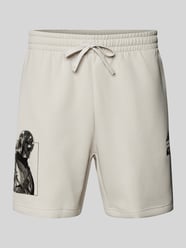 Sweatshorts mit elastischem Bund von ADIDAS SPORTSWEAR Beige - 10