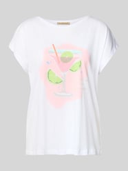 Oversized t-shirt z nadruk z motywem od Smith and Soul - 18