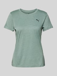 T-Shirt mit Label-Print Modell 'Heather' von PUMA PERFORMANCE Grün - 2