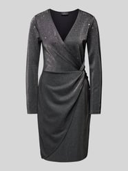 Knielanges Kleid mit Knotendetail von monari - 44