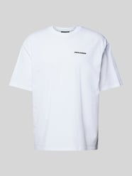 Oversized T-Shirt mit Label-Print von Pegador Weiß - 17