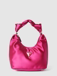 Torba hobo z naszywką z logo model ‘VELINA’ od Guess Fuksjowy - 18