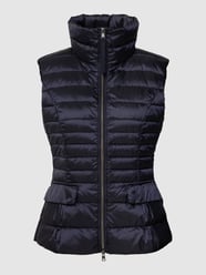 Daunenweste mit Stehkragen von Marc Cain Blau - 48